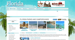 Desktop Screenshot of floridaparks.com